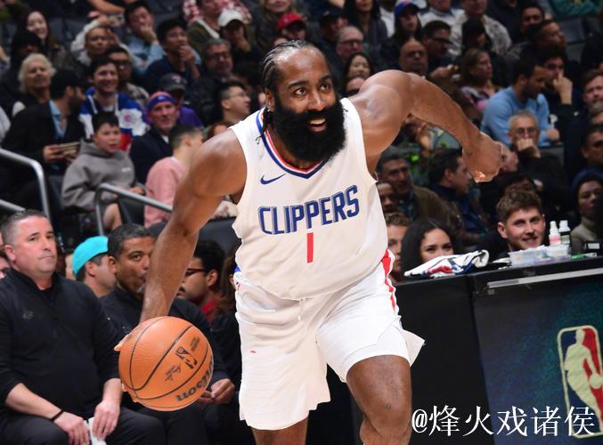 哈登23+16约基奇空砍41分 掘金不敌快船两连败